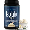 Izolirni Premium Whey Protein Powder Izoliran keto in hidrolizat z aminokislinami Vključno z glutaminom za rast in regeneracijo mišic - vaniljska sladoledna krema (30 servov)