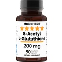 MONOHERB S-acetil L-glutation 200 mg - 90 vegetarijanskih kapsul