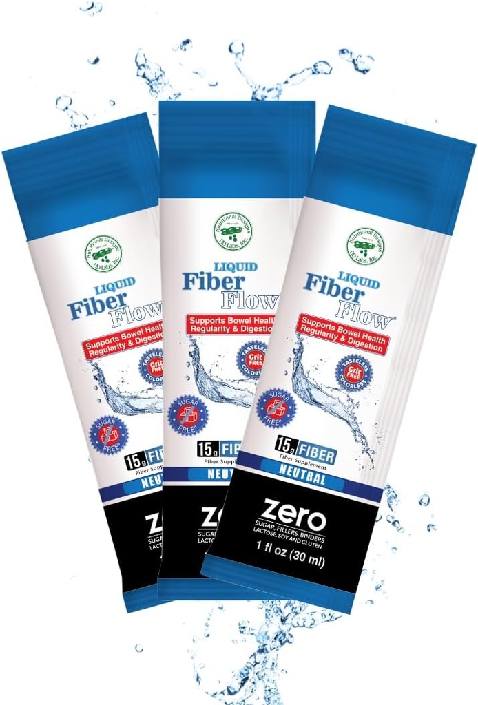 Prehranske Oblikovanja Liquid Fiber Flow Sugar-free Prebiotic Inulin Fiber dodatek, Vse naravne Bowel Redilni napitek za zdravo črevesno ravnotežje, 100 Packets