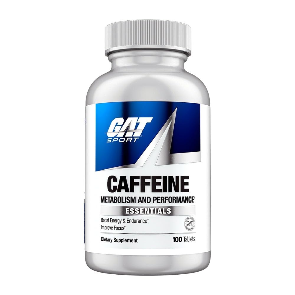 GAT Sport Essentials Kofein Presnova in zmogljivost, 100 tablet