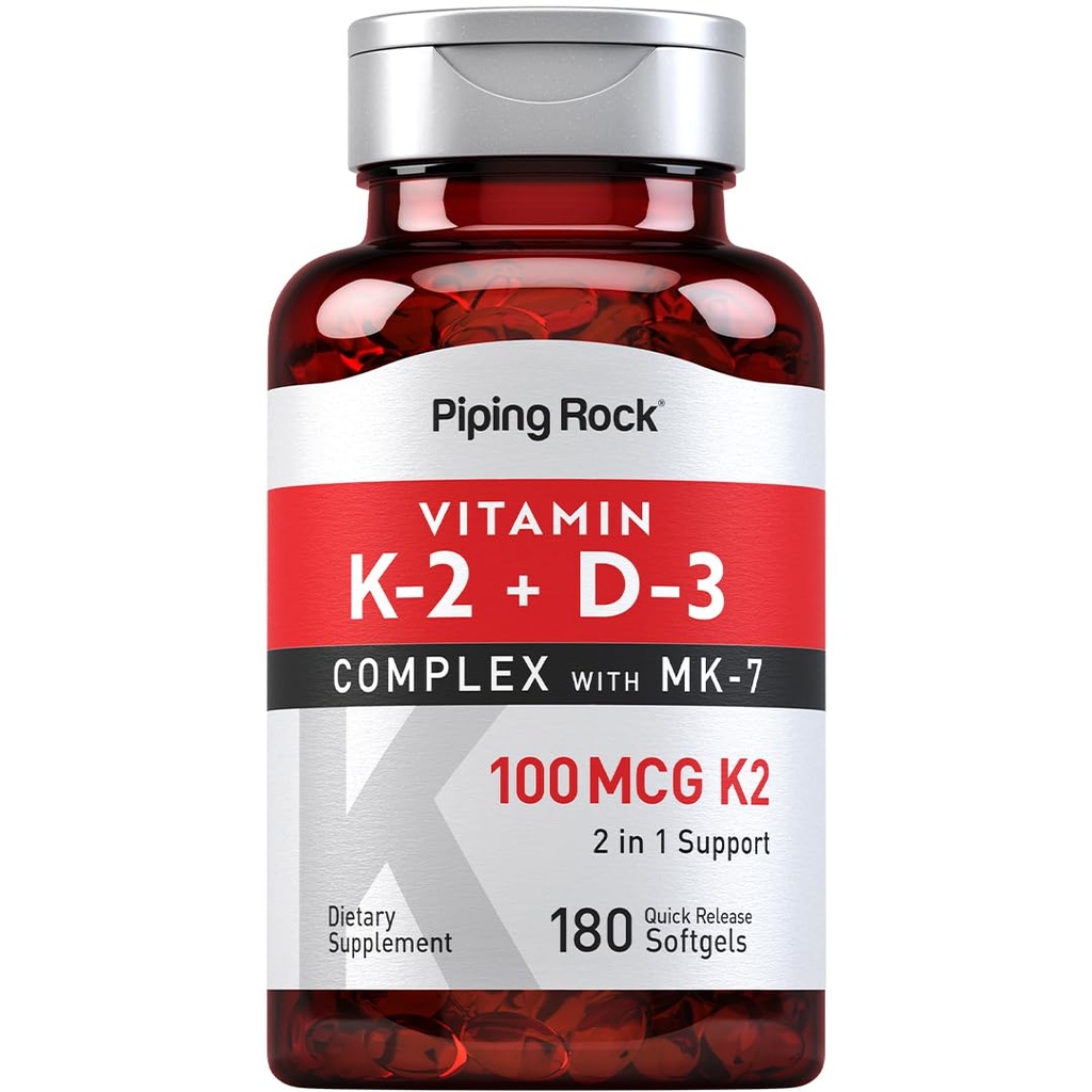 Piping Rock Vitamin K2 D3 dodatek 