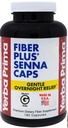 Yerba Prima Fiber Plus Senna kapsule, 180 Count - Nežna čez noč Relief, ZDA Made, Non-GMO, Gluten-free