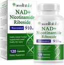 NAD Nikotinamid Riboside Resveratrol 900mg - NAD dodatek z Resveratrol  Dodatek za anti-aging, celično energijo, DNA Popravilo 