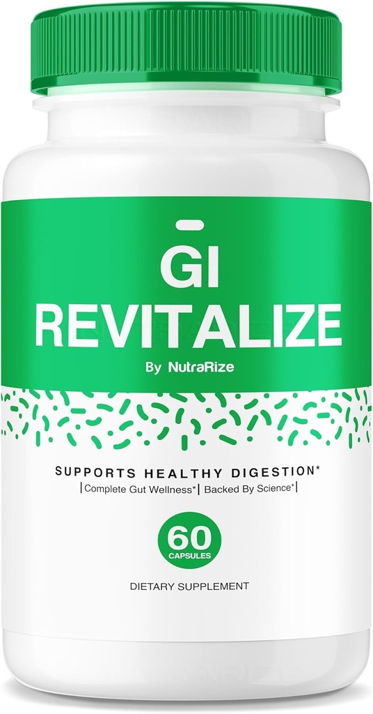 Gate Revitalize Kapsule - GI Revitalize Pro tablete za podporo zdravo prebavo, GI Revitalize Napredna Formula za Gut Health, G I Revitalizer maksimalna moč Dopolnila pregledi (60 kapsul)