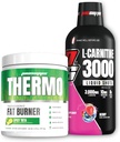 PROSUPPS Termogenski termogenski termogenski puder, začinjena Rita in 3000 L-karnitina Berry - Upravljanje s težo in pred vadbo - Energija, Mood, Apetitni nadzor -