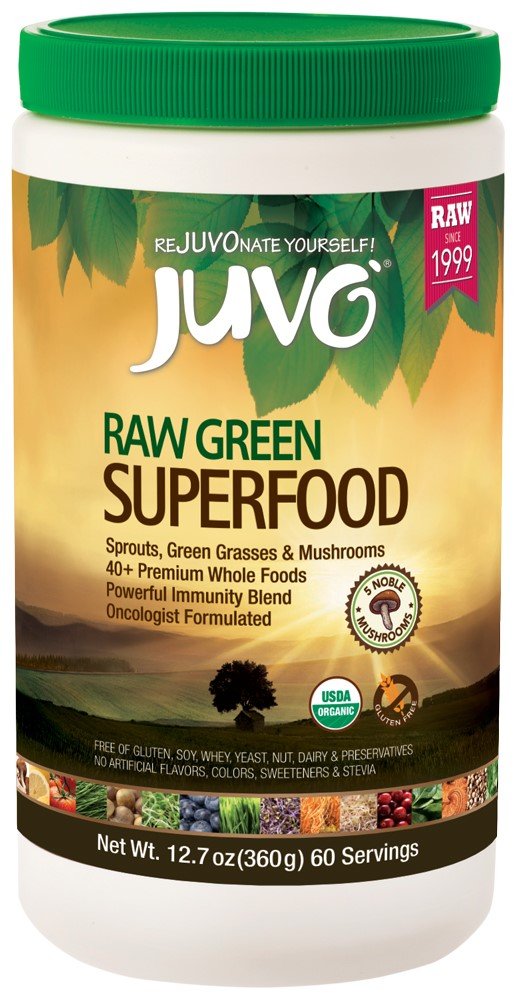 Juvo Raw Green Superfood, 12.7 Ounce, 60 porcij, Vegan, Gluten Free, Non-GMO, Kosher