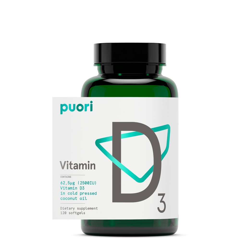 Vitamin D3 dodatek z organskim kokosovim oljem za optimalno absorpcijo 