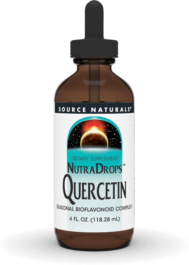"Vir Naturals NutraDrops Quercetin, Sezonski Bioflavoniond Complex* - 4 oz"