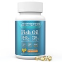 Ribe-Oil Omega3-Maščobne kisline-dodajanje majhnih softgels - 180Count 1440mg za zdravo srce možganov oči podpora visoko EPA DHA enostavno pogoltniti
