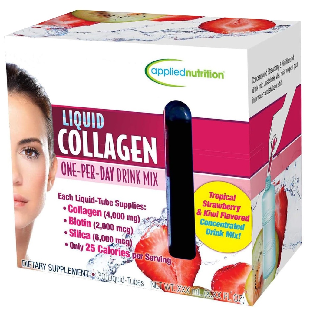 Applied Nutrition Liquid Collagen Drink Mix 4000 mg, 30 cevi