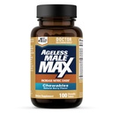 Večni moški Max Žvečljivi dušikov oksid Booster dodatek za moške – Visoka moč Ashwagandha Extract za povečanje vadbe, mišice in zmogljivost, zmanjšanje stresa, podpora spanje - 100 Count