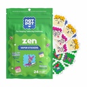 NATPAT Zen Patch Mood Umirjanje Nalepke za otroke in odrasle - Kemična in brez zdravil, Mood podpora za sprostitev, mir in čustveno ureditev - BuzzPatch naravna Patch (24 Pack)