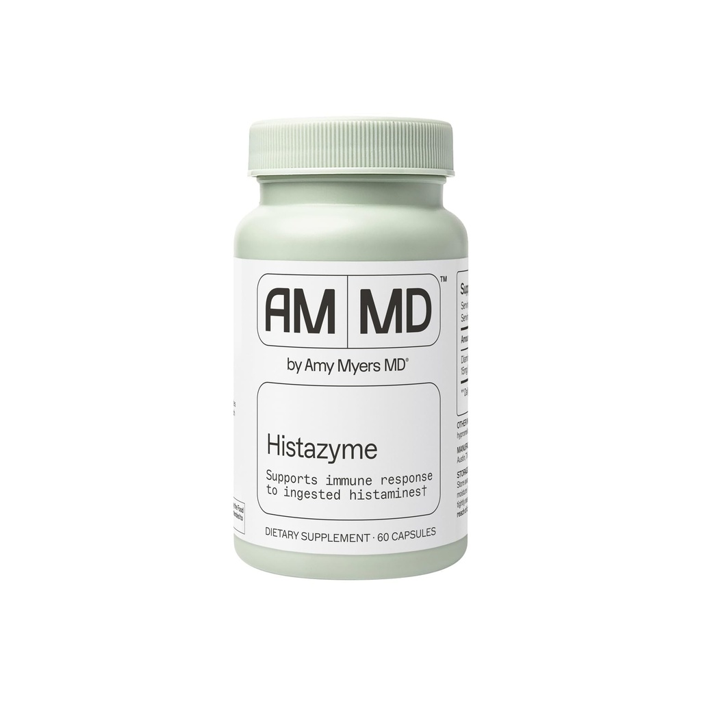 Amy Myers MD Histazyme - Diamin oksidaza Dao Enzyme dopolnilo histamin blokator za podporo zdravo prebavljanje, hrana Dodeljena histamin nestrpnost (HI) - 60 kapsule - steklenica