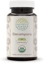 Herbera Elecampane 60 USDA Organske kapsule, 500 mg, narejene z Elecampane (Inula Helenium), posušeno koreniko (60 kapsul)