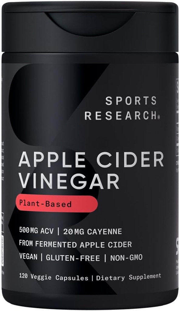 Športne raziskave Apple Cider Vinegar s Cayenne Pepper 