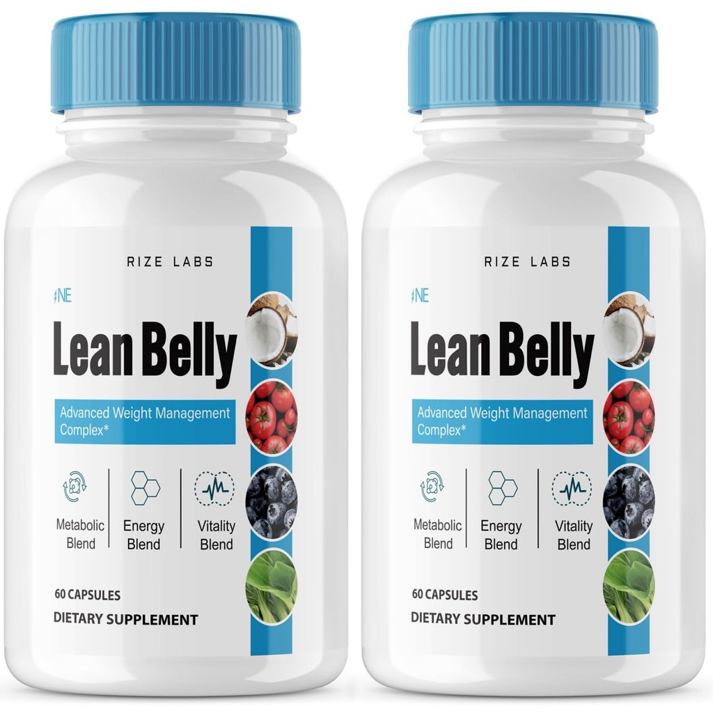 Rize laboratoriji (Pack 2 Lean Belly Juice v prahu kapsule, Juice Formula tablete za napredno hujšanje, Superfood dodatek za čiščenje in razstrupljanje, Mnenja (120 kapsul)