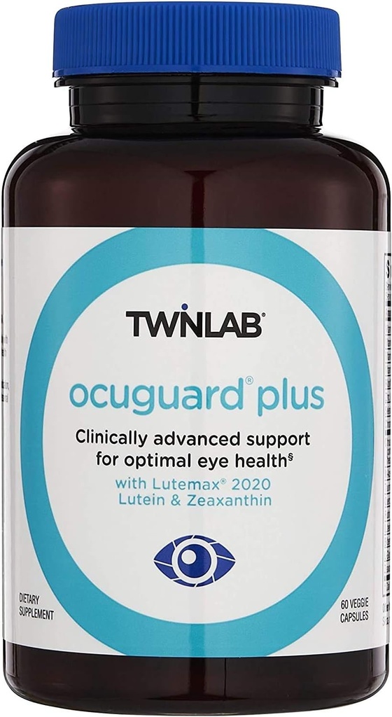 Twinlab Ocuguard Plus - dodatek za oči z cinkom, vitaminom A, C & D - 60 Veggie kapsule