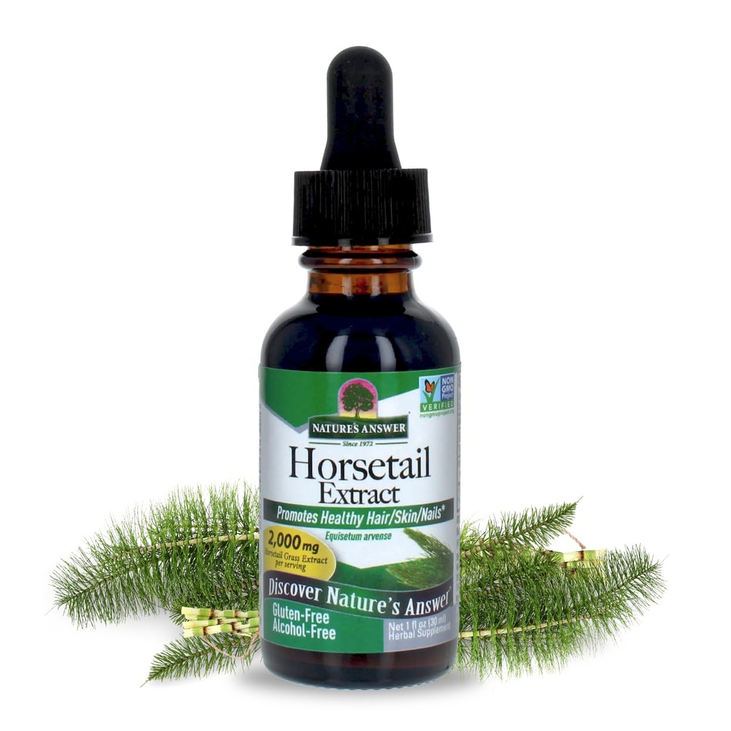 Naravni odgovor Alkohol-free Horsetail Herb Extract dodatek, 1-Fluid Ounce 