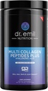 DR. EMIL NUTRITION Multi colagen peptidi v prahu - 20g nearomatiziranega hidroliziranega kolagenskega proteina v prahu s hialuronsko kislino za lase, kožo, nohte in sklepe - 15 servov