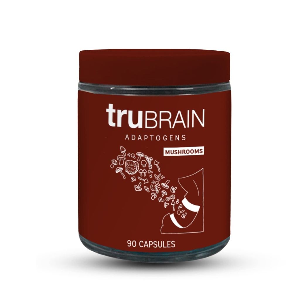 TruBrain Nootropic Kapsule - Fokus, Energija, Jasnost. Hitro absorbiranje Nootropic Kapsule 