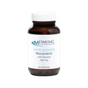 Presnovno vzdrževanje Resveratrol s piperinom - Trans Resveratrol Dodatne kapsule za antioksidant + kardiovaskularno podporo, brez polnil, 200 mg Trans-Resveratrol na odmerek - 60 kapsul