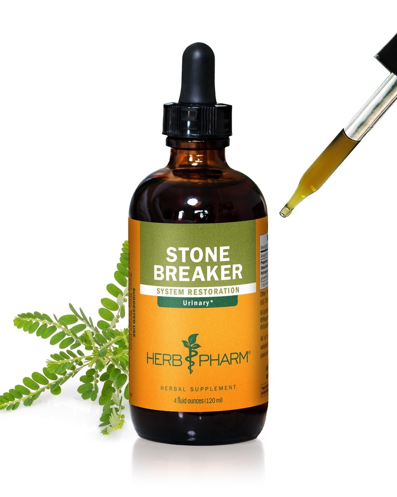 Herb Pharm Stone Breaker (Chanca Piedra) Spojina za podporo urinarnega sistema - 4 Ounce