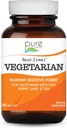 Real-ZymesTM Vegetarijanske prebavne encime Dodatek s probiotiki za boljše prebavljanje - Naravna podpora za lajšanje napihnjenosti, Plin, Belčing, Driske, Zaprtje, IBS, itd - 90 Caps