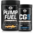 PMD Sports Ultra Pump Fuel Insanity - Pre Workout - Tropical Orange Mango (30 strežb) Sports CG5 Premium Creatine in L-glutamin Powder (60 strežb)