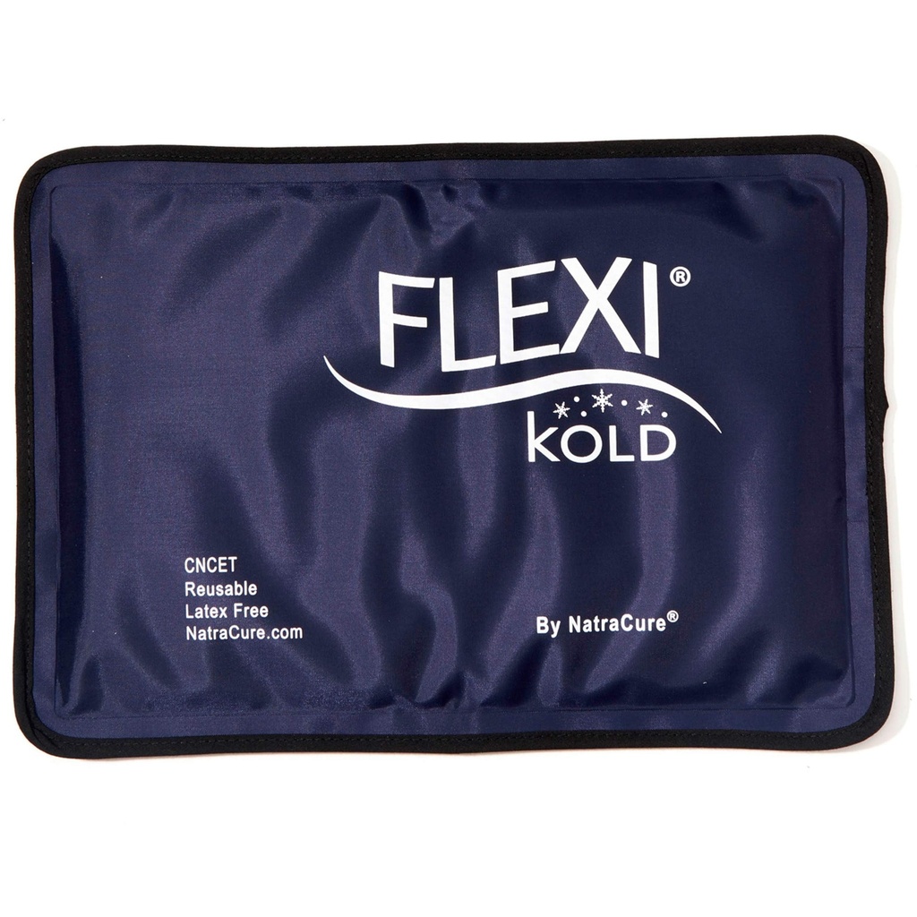 FlexiKold Gel Mehki Ledeni paketi za poškodbe - Reavable Freezer Cold Pack, Cold Compress & Hladilni Gel Pad za obraz, ramena, Hip, noga, roka, Angle & Foot poškodba - srednje - 7,5” x 11.5”