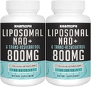 Liposomna NAD+ 800 mg s transresveratrolom 300 mg, največjo absorpcijo, dejansko NAD+ Povečanje dopolnilo za zdravo staranje, celično energijo, DNA popravila, dolgoživost - 120 Softgels