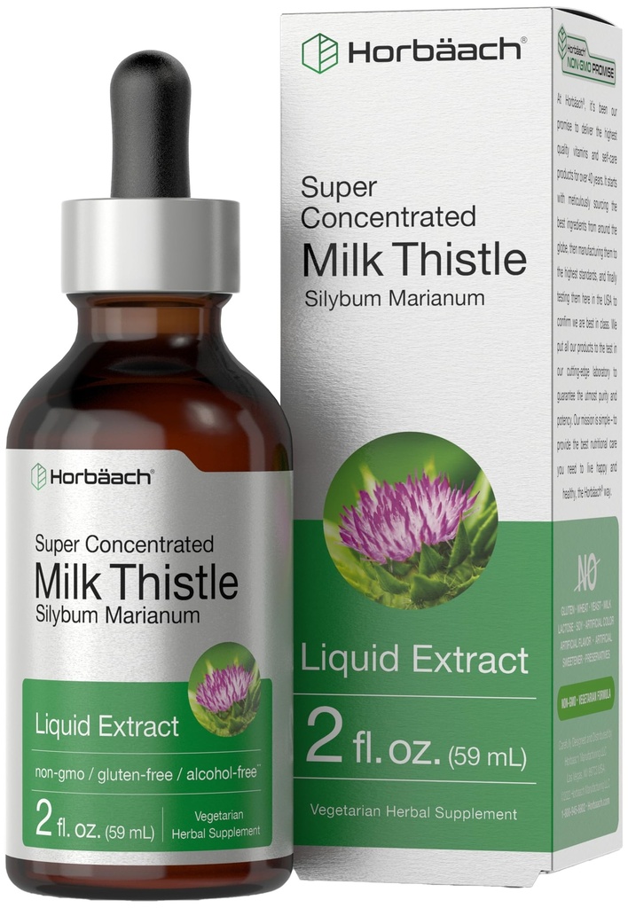 Horbäach mleko Thistle Extract Tekoči 