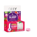 OLY ekstra moč spanja hitro raztopi tablete, 5mg melatonin, Vegan, jagode - 30ct