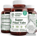 Naravni Nutra Super Fiber dopolnilo, spodbuja prebavne in kardiovaskularnega zdravja, upravljanje teže, ščiti zdravje kože, povečanje zdravja srca in imunskega sistema, ne GSO, Gluten prost, Vegan, 100 Vegan