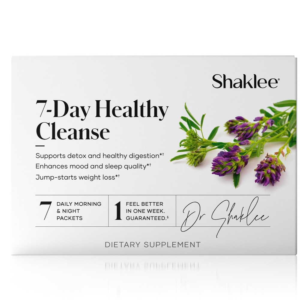 Shaklee - 7-dnevno zdravo čiščenje: popoln sistem Reset, in energijsko povečanje - s probiotiki, podporo jeter in rastlinsko čiščenje - Step-by-Step Guide - 7 Dnevno jutro & noč paketi