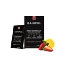 Pridobitni Pre Workout Powder z naravnim kofeinom & L Teanin za energijo in fokus, L Citrulin & Beta Alanin za vzdržljivost, BCAA za obnovo mišic, Vegan, Jagodna limonada, 10 Ct