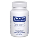 Čiste enkapsulacije OptiFerin-C - za rdeče krvne celice in energijo - podpora za absorpcijo železa - Energy Supplement* - Vitamin C Obogaten - Gluten Free & Non-GMO - 60 kapsul