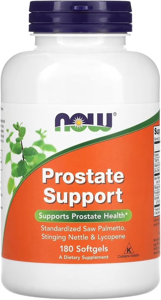 Podpora prostate, 180 Sgel by Now Foods (Pack z 2)