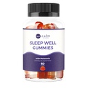 Pomirite se z Wellness Sleep Well Gummies, ekstra moč Gummy z Melatonin, Naravni spanje podporo dodatek, 30 Count