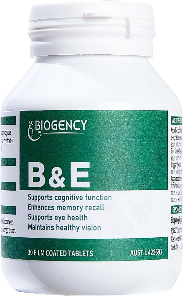 B&E Zeaksantin + Lutein nega oči Vitamin dodatek - 1 Pack 30 Tablete ščiti in izboljšuje splošno zdravje oči naravne sestavine, Gluten-free Vegan-Prijatelj, za odrasle in otroke