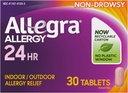 Allegra Adult 24HR nezavezujoč antihistaminik, 30 tablet, hitro delujoča alergija Simptom Relief, 180 mg