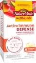 Narava narejene Wellblends Active Immune Defense Fizzy Drink Mix, ResistAid, Vitamin C 500mg, Vitamin D 1000 IU, cink, in elektroliti v prahu, 14 Packs