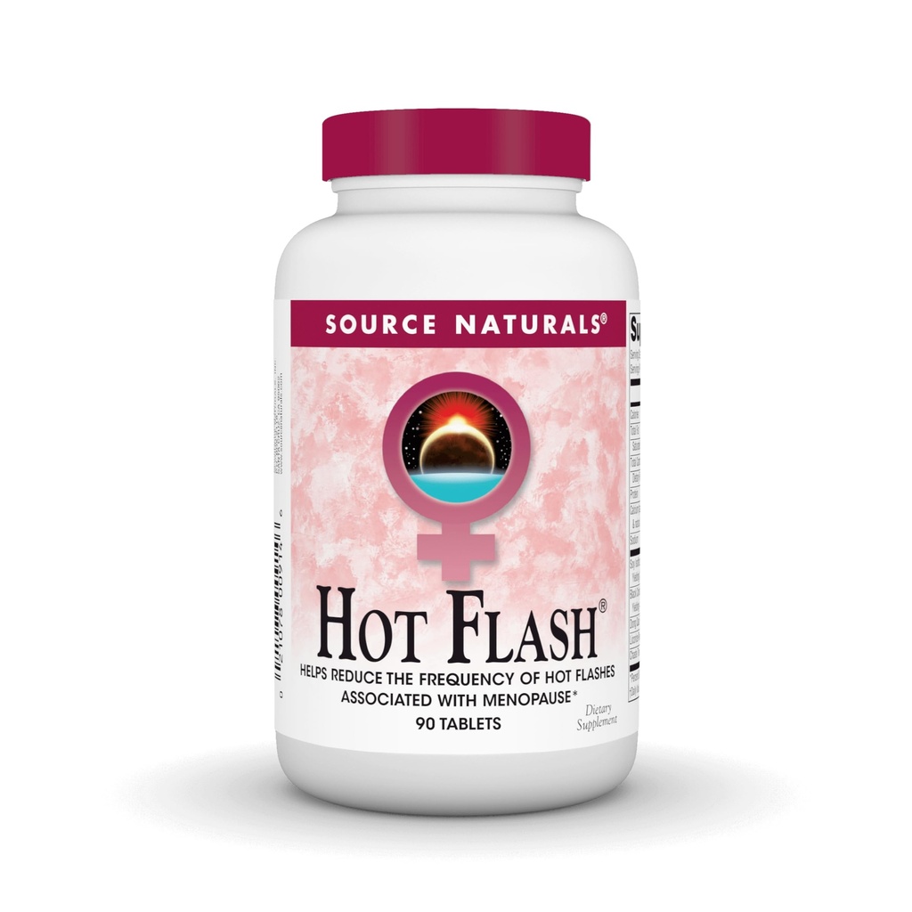 Vir Naturals Hot Flash, pomaga zmanjšati pogostost vročih bliskov* - 90 tablet
