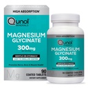 Qunol Magnezij Glicinat 300mg, 100% Glicinat kelirani magnezij dodatek, 90ct tablete