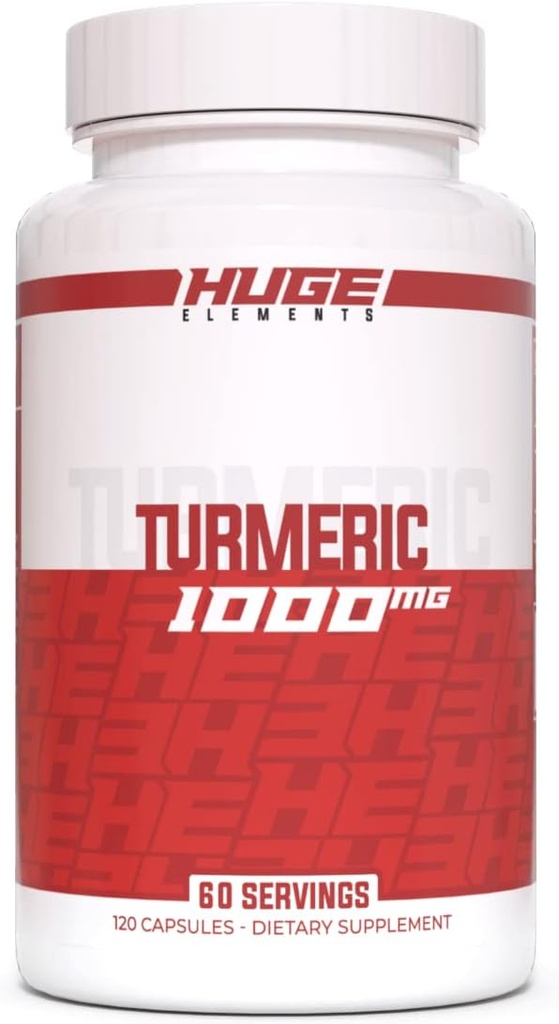 Ogromni dodatki Kurkumi, 1000mg čistega korenskega ekstrakta na serviranje, 95% kurkuminoidi, Antioksidant dodatek, ne-GMO, Gluten-free - 120 kapsul