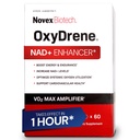 Novex Biotech Oxydrene NAD+ Ojačevalec - naravni dodatek za spodbujanje presnove in kardiovaskularne podpore za moške in ženske - (60 kapsul)