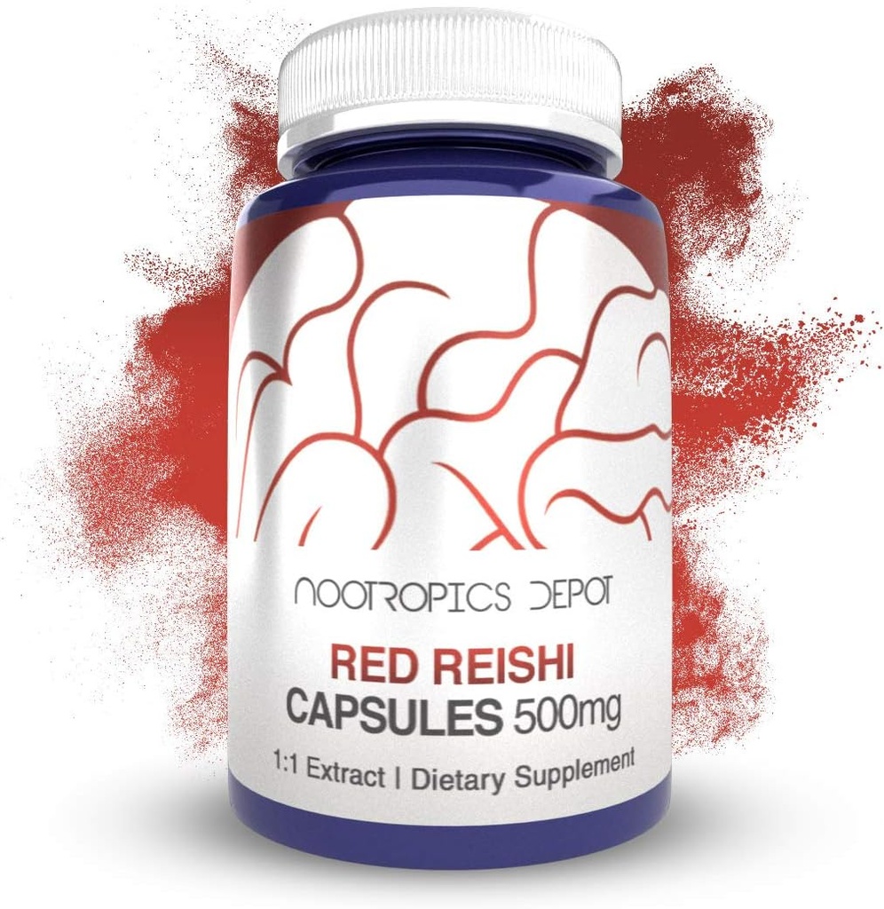 Nootropics Depot Red Reishi Kapsule gob 