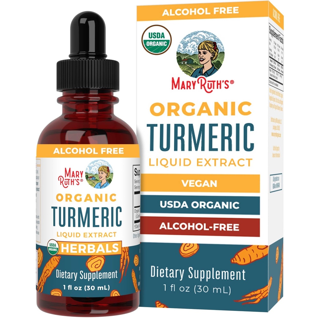 MaryRuth Organics Organic Curmeric Tekoči ekstrakt 