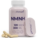 LongLifeNutri NMNH 300mg (Dihidronikotinamid mononukleotid) - 120 veganskih kapsul, 2-mesečna dobava, NMN alternativa, NAD dodatek za energijo in dolgoživost, Lab Tested, Izdelano v ZDA