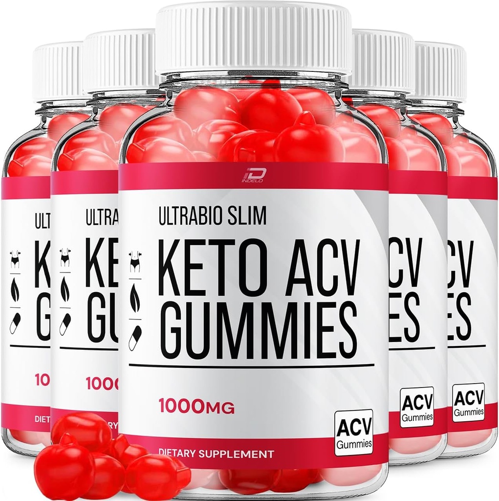 Ultra Bio Slim Keto Plus ACV Gummies Prehranska dopolnila - UltraBio Slim Keto Apple Cider Vinear Gummies Komentarji, Največja moč BioSlim Gummies za napredno upravljanje teže (5 Pack - 300 Gummies)