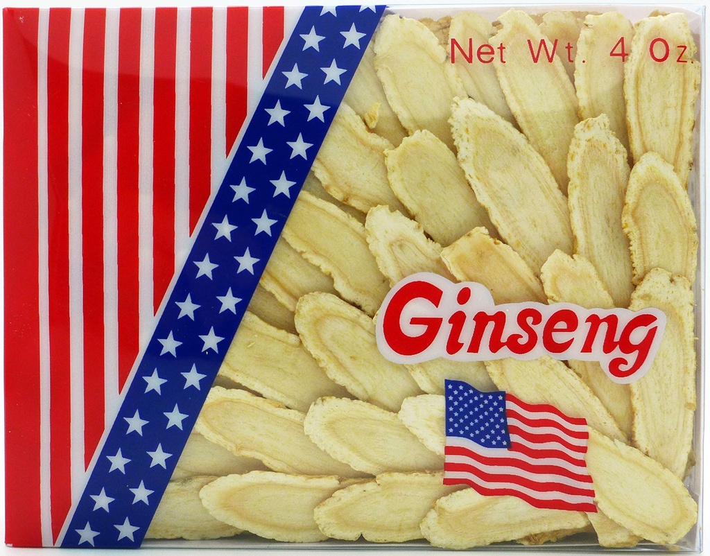 Green Bay American Ginseng iz Wisconsina, Velika Slice, 4 oz/113 g, Gluten Free in Keto prijazno